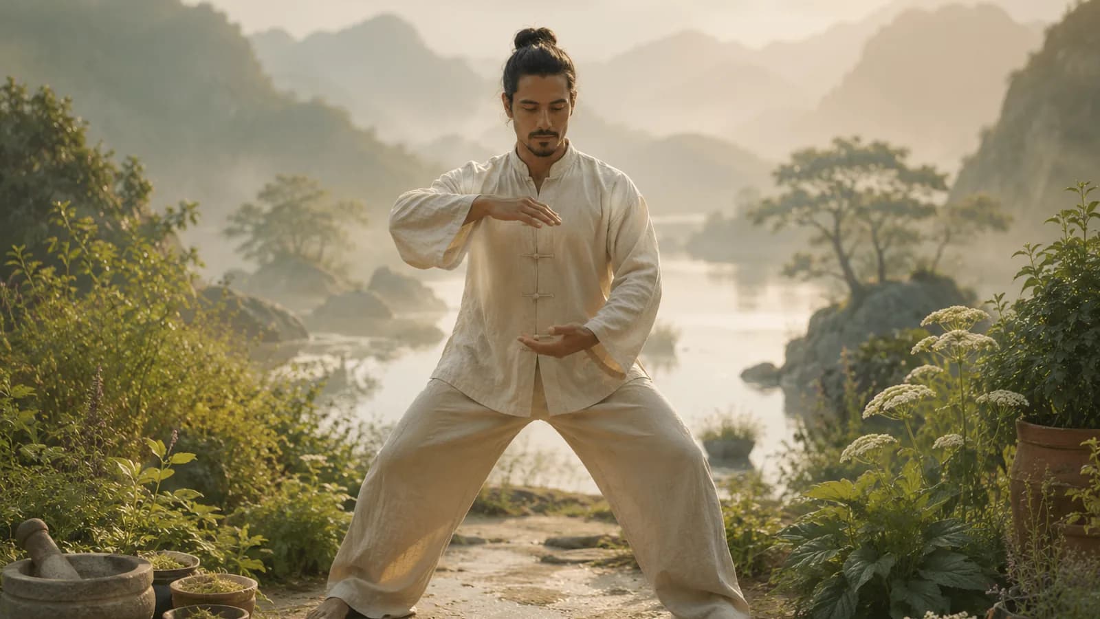 Cena lusofona de pratica de qigong e cultivo corporal inspirado na medicina chinesa