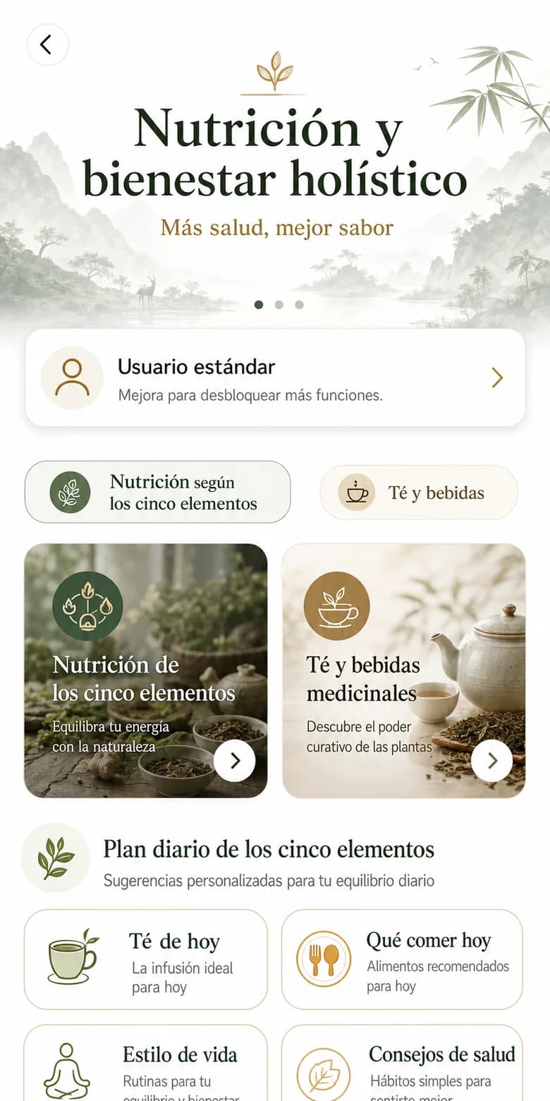 Captura en espanol de CureQi con una accion practica para hoy