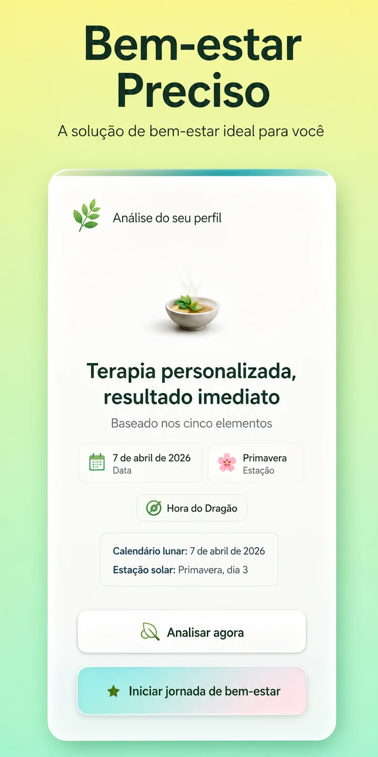 Captura em portugues do CureQi mostrando registro rapido do sinal do corpo